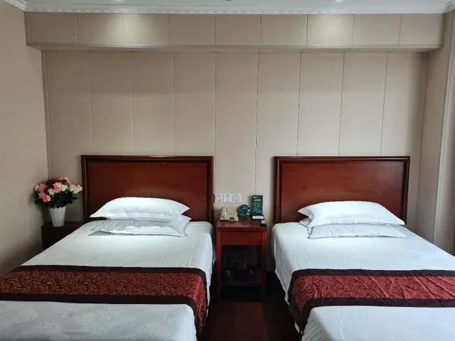 غرفة بزنس بسريرين منفصلين، Greentree Inn Liaocheng Town Dongchang Road Zhuanpan Business Hotel 3/3
