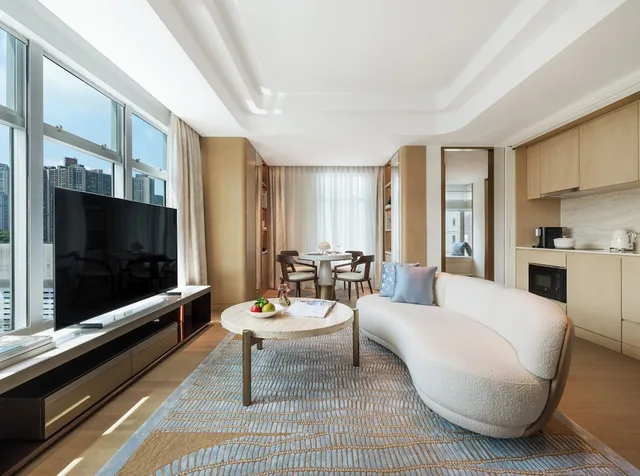 بنتهاوس بسرير كينج وسريرين منفصلين بغرفتي نوم، Lanson Place Hotel 5/6