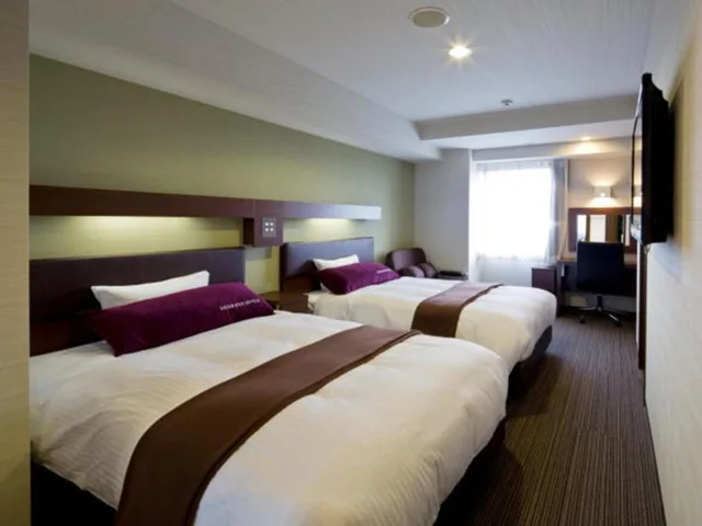Room, Twin Beds, Green Rich Hotel Kyoto Eki Minami 2/7