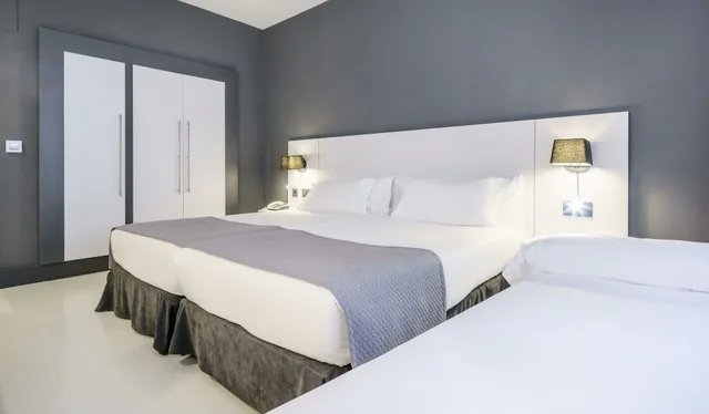 Room, Triple, Twin Beds, Murphy Bed، Ilunion Bilbao 4/7