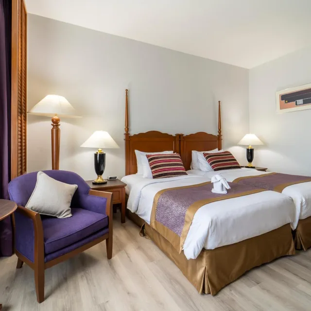 غرفة ديلوكس بسرير مزدوج أو سريرين منفصلين بإطلالة على المدينة، Century Park Hotel 6/10