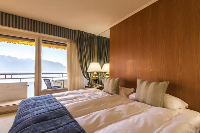Park, Deluxe, Double Bed, Lake or Park View, Balcony, Royal Plaza Montreux Hotel 1/8