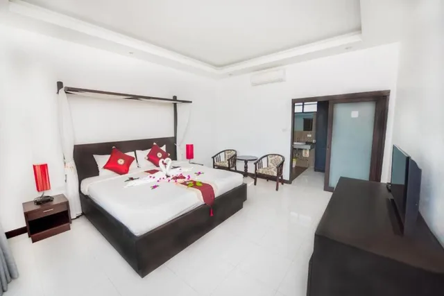 غرفة بسرير مزدوج بإطلالة على المسبح، Monaburi Boutique Resort 5/9