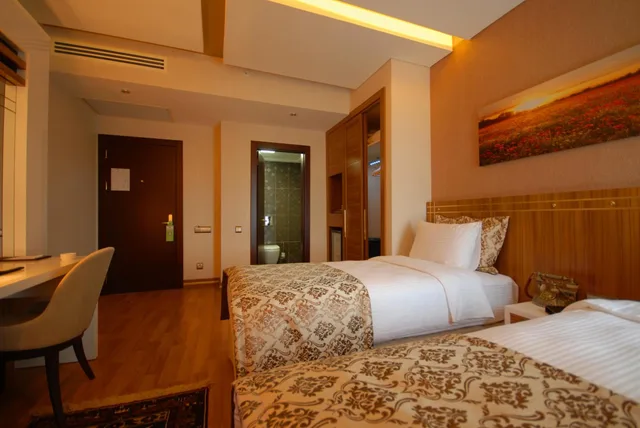 غرفة بسرير مزدوج أو سريرين منفصلين، Imamoglu Pasa Hotel 8/10