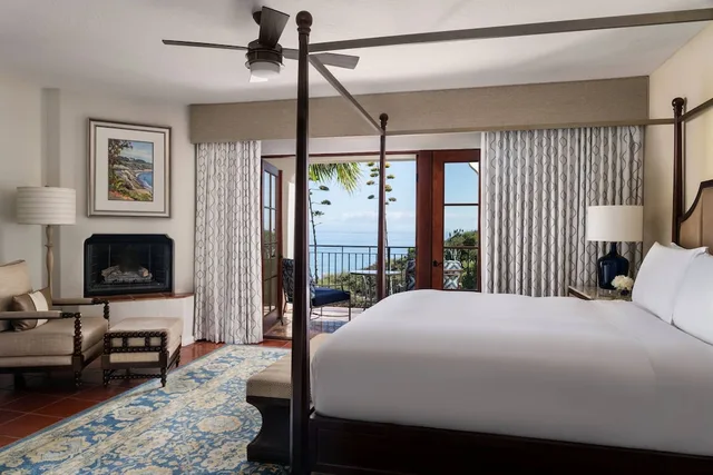 جناح كلوب بسرير مزدوج بإطلالة على البحر بغرفة نوم واحدة، The Ritz-Carlton Bacara Santa Barbara 3/10