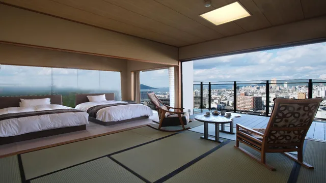 Panoramic, Suite, Hot Spring Bath, Corner، Kiyomisanso Hanajyukai 1/1