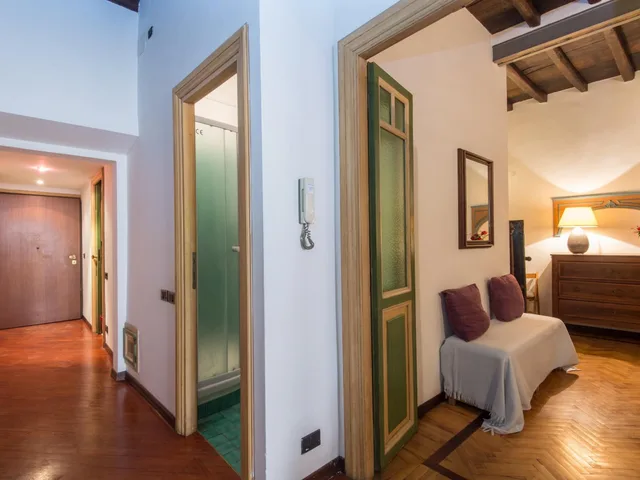 شقة بسرير كوين وسريرين منفصلين بغرفتي نوم، RSH Piazza Navona Charming Apartment 2 4/7