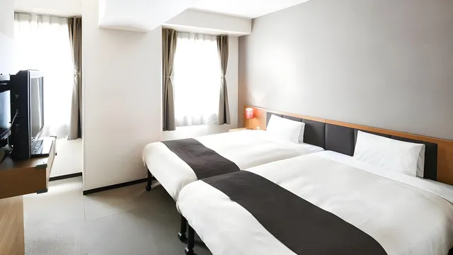 غرفة سوبيريور بسريرين منفصلين في المبنى الرئيسي، Vessel Inn Hakata Nakasu 1/1