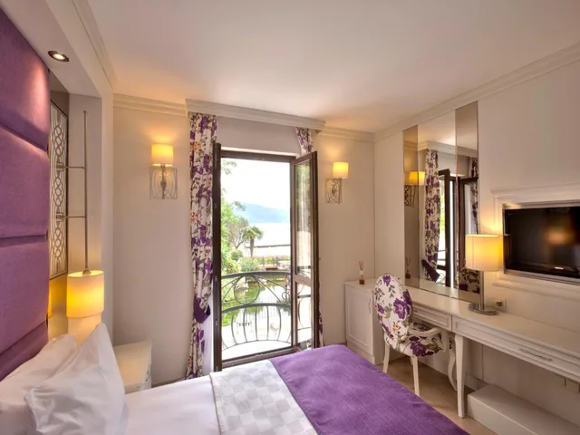 غرفة بسرير مزدوج بإطلالة على البحر، Baga Hotel 3/9