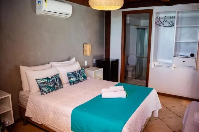 جناح كلاسيكي بسرير مزدوج وسرير فردي، Bamboo Buzios Hostel 1/9