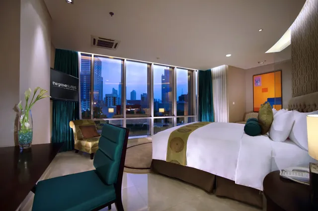 جناح بإطلالة على المسبح بغرفة نوم واحدة، The Grove Suites by Grand Aston 2/2