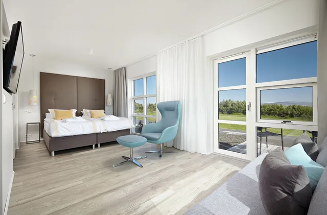 جناح جونيور بسرير كوين مع أريكة، ICELANDAIR HOTEL HAMAR 1/3