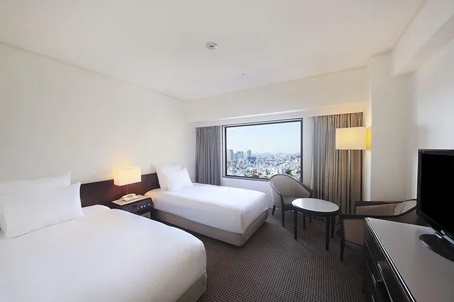 غرفة بسريرين منفصلين بإطلالة على المدينة، Ana Crowne Plaza Kobe 1/1