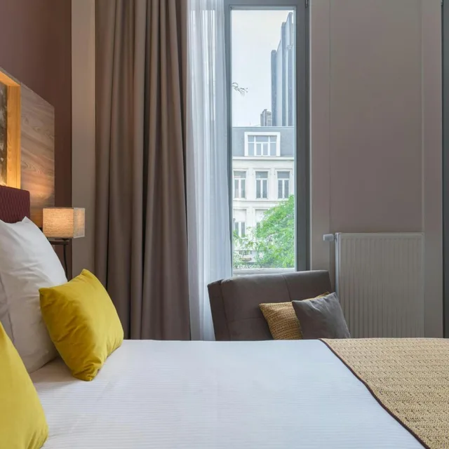 غرفة ديلوكس بسرير كينج، Leonardo Hotel Antwerp 6/8