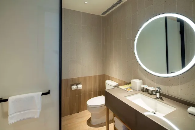 غرفة أساسية بسرير كينج، Hilton Garden Inn Changde Dingcheng 3/4