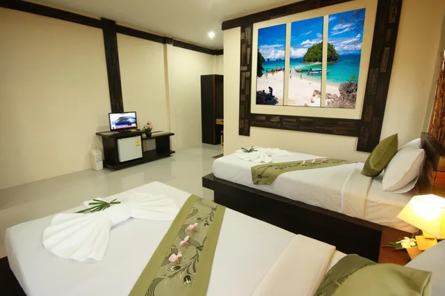 غرفة ديلوكس بسرير مزدوج بشرفة، Bida Daree Resort 2/3