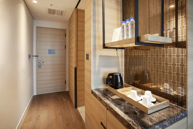 غرفة ديلوكس عائلية بسرير مزدوج وسرير فردي، Crown Park Hotel Seoul 7/10