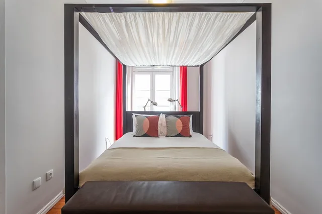 شقة بسرير كوين وسريرين منفصلين بإطلالة على المدينة بغرفتين مع أريكة، Santa Justa Apartments Downtown Center 8/10