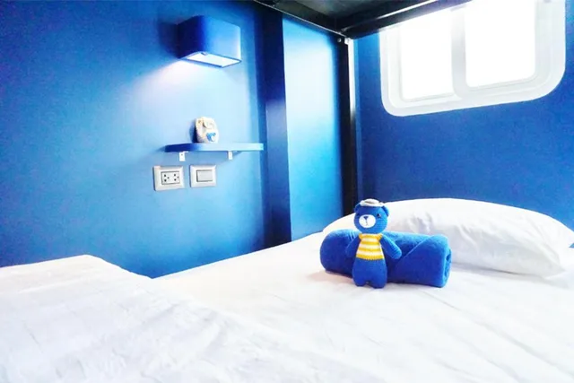 غرفة اقتصادية مفردة بحمام مشترك، Bearpacker Patong Hostel 2/3