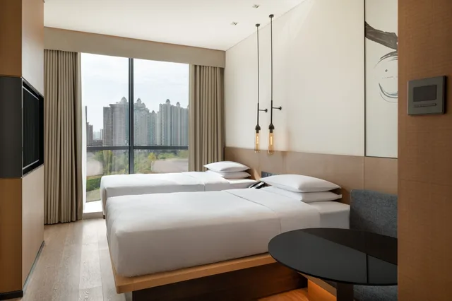 غرفة قياسية بسريرين منفصلين، Fairfield by Marriott Xi an Chanba 2/3