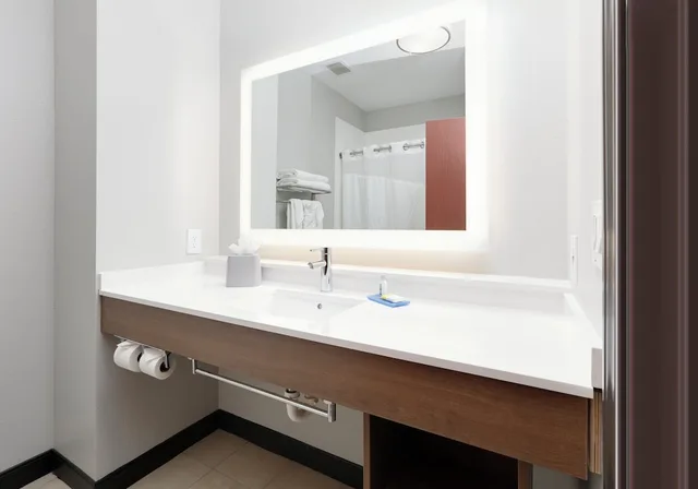 غرفة قياسية بسرير كينج لذوي الإعاقة، Holiday Inn Express Hotel And Suites Denton Unt Twu 4/5