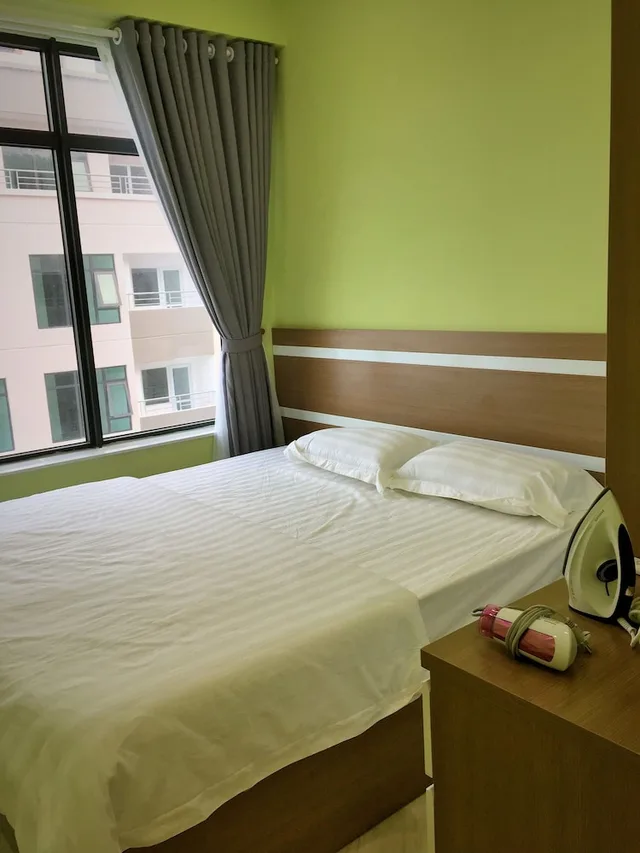 شقة عائلية بغرفتي نوم مع أريكة، Seaview Front Apartment 6/8