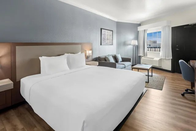 جناح بسرير كينج بإطلالة على البحر مع أريكة، Hyatt Select Galveston Beachfront 2/3