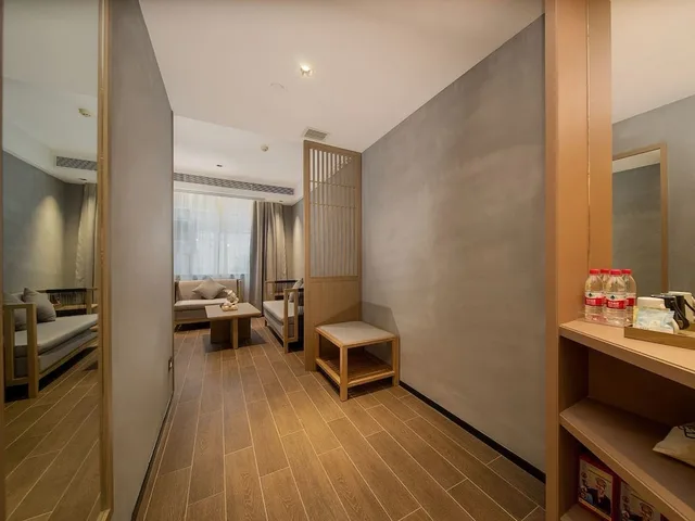 جناح استوديو تنفيذي بسرير كينج، Cheermay Hotel Guangzhou Panyu Shiqiao Aoyuan Plaza 5/5