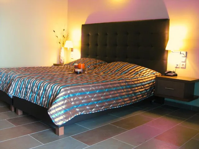 غرفة بسرير مزدوج أو سريرين منفصلين بإطلالة على البحر، AKTAION RESORT 1/2