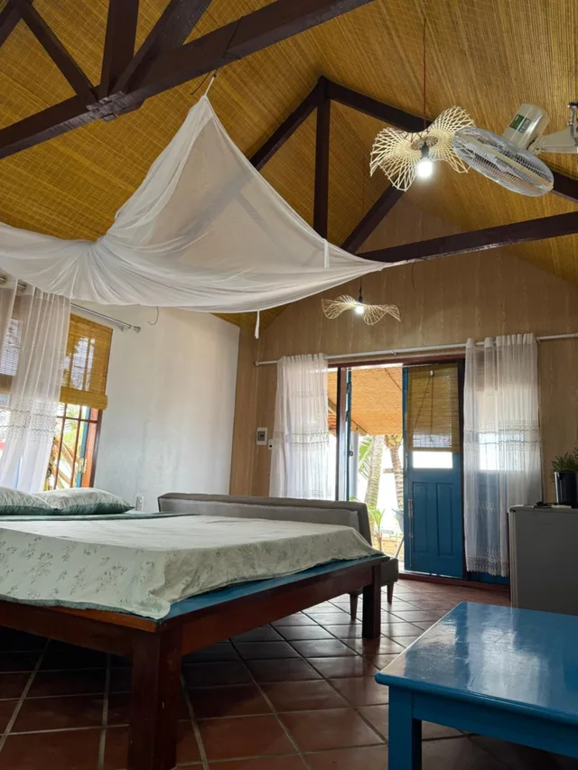 Deluxe, Double Bed, Beach Front، Phu Quoc Kim - Bungalow On The Beach 1/1