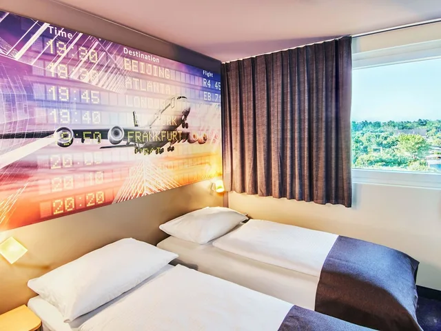 غرفة بسريرين منفصلين، B B Hotel Frankfurt Airport 1/5