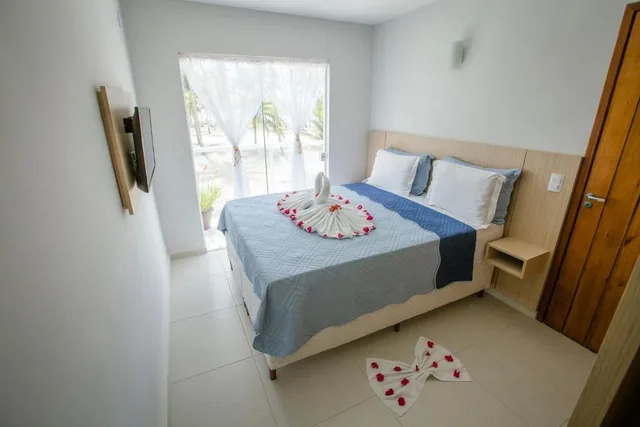 غرفة ثلاثية بإطلالة على البحر، Makaira Beach Pousada Hotel 1/1