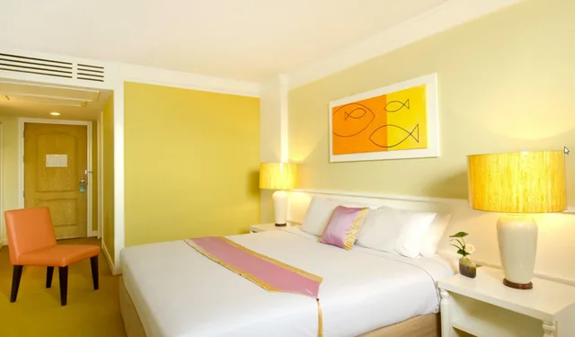 غرفة سوبيريور بسريرين منفصلين بإطلالة على المدينة، Tongtara Riverview Hotel 7/10