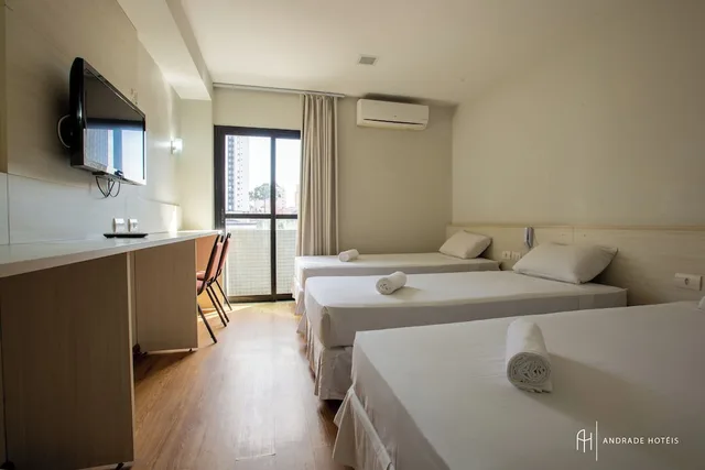 غرفة ثلاثية بثلاثة أسرّة، Rede Andrade Vernon Hotel 1/6