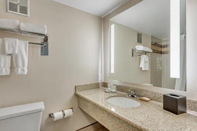 غرفة كبيرة بسرير كينج، Radisson Hotel Salt Lake City Airport 4/4