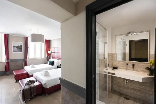 Room, Quadruple, Bathtub, Hotel Castellino Roma 6/10