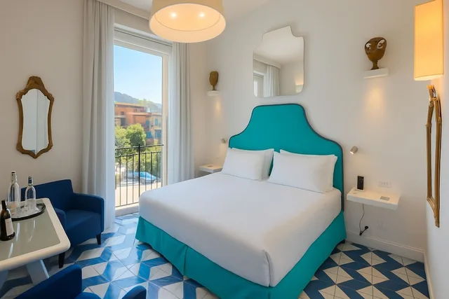 غرفة كلاسيكية بسريرين منفصلين بإطلالة على المدينة، Grand Hotel Europa Palace 5/10
