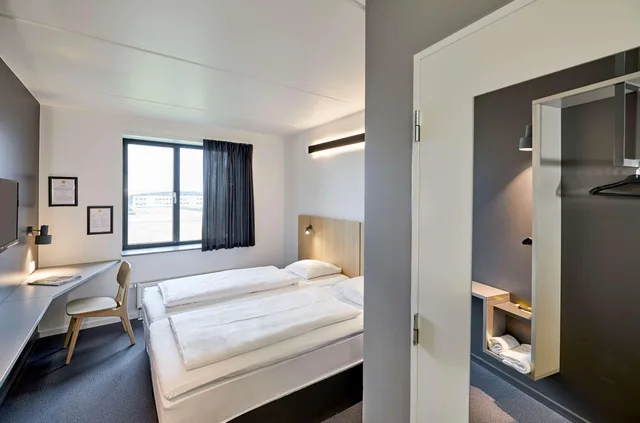 غرفة قياسية بسرير مزدوج أو سريرين منفصلين، Airport Hotel Billund 1/1