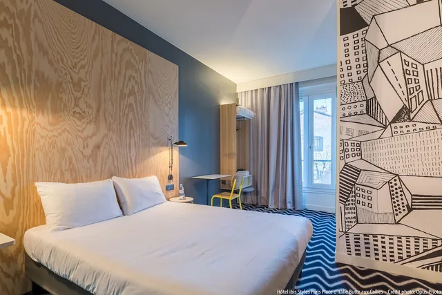 غرفة قياسية بسرير مزدوج، Ibis Styles Paris Place d Italie Bute aux Cailles 1/6