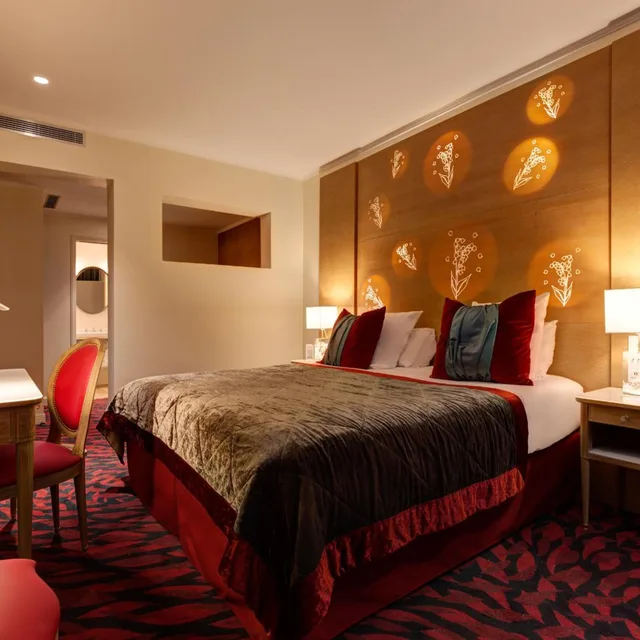 غرفة سوبيريور بسرير مزدوج أو سريرين منفصلين، HOTEL MUGUET 1/4
