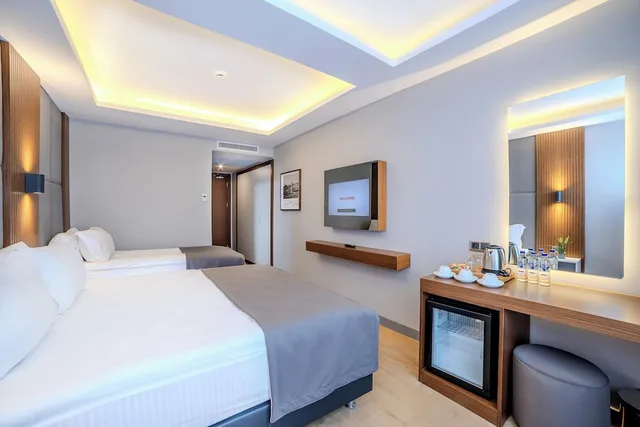 غرفة سوبيريور ثلاثية بسرير كوين وسرير فردي، Hotel El Blanco Istanbul 9/10