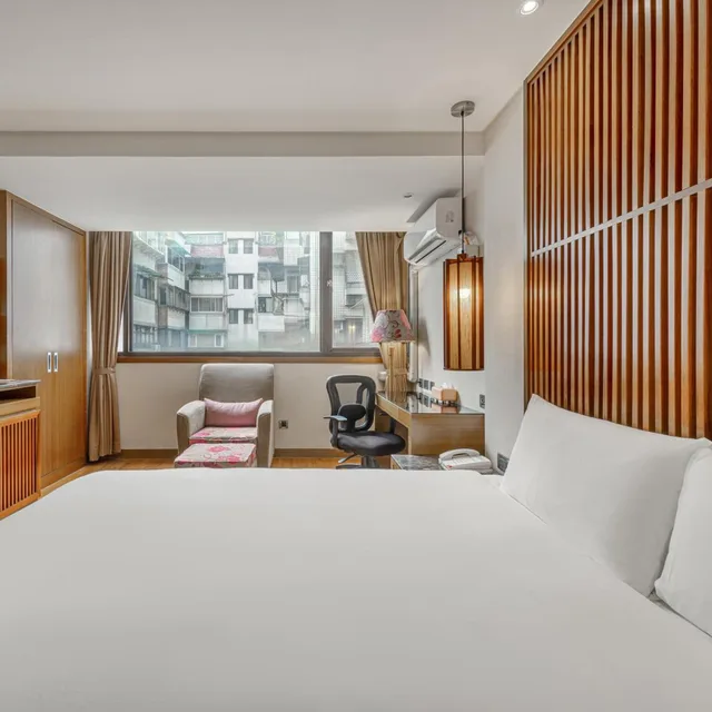 غرفة كلاسيكية بسرير مزدوج، Guide Hotel Taipei Bade 6/10