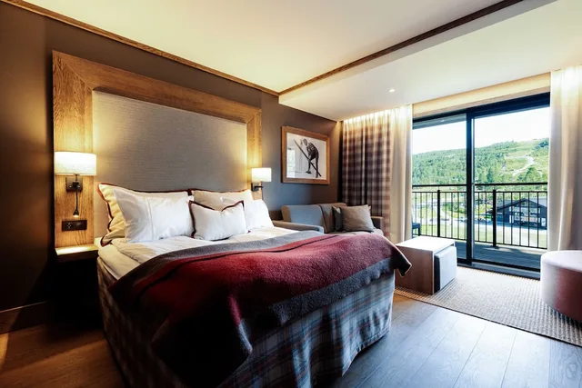 غرفة بسرير كوين مع أريكة، Vestlia Resort 3/8
