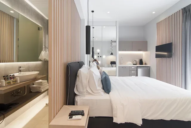 غرفة قياسية بسرير مزدوج بشرفة، Acropolis Stay 1/1