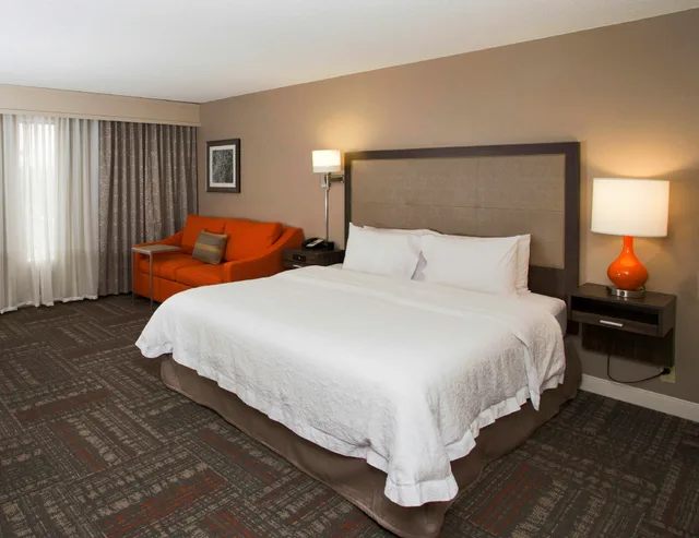 غرفة بسرير كينج لذوي الإعاقة، Hampton Inn and Suites Valdosta Conference Center 1/2