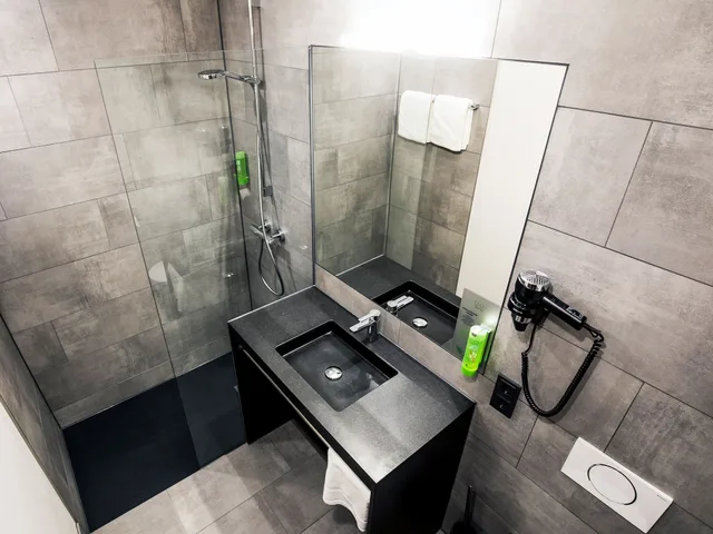 غرفة بسرير مزدوج، RiKu HOTEL Ulm 6/6
