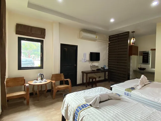 غرفة ثلاثية بسرير مزدوج وسرير فردي، Park Pool Resort 2/5