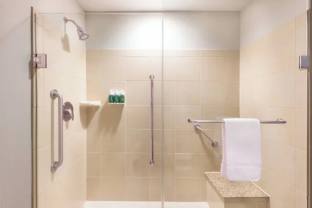 جناح بسرير كينج بغرفة نوم واحدة مع أريكة لذوي الإعاقة، Courtyard Greenville Downtown 4/4