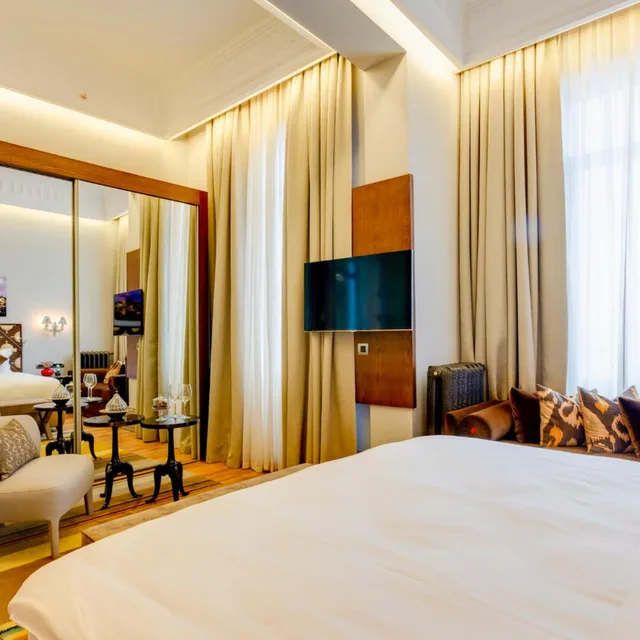 غرفة ديلوكس بسرير مزدوج بإطلالة على البحر، Ravouna 1906 Suites - Special Class Adults Only 10/10