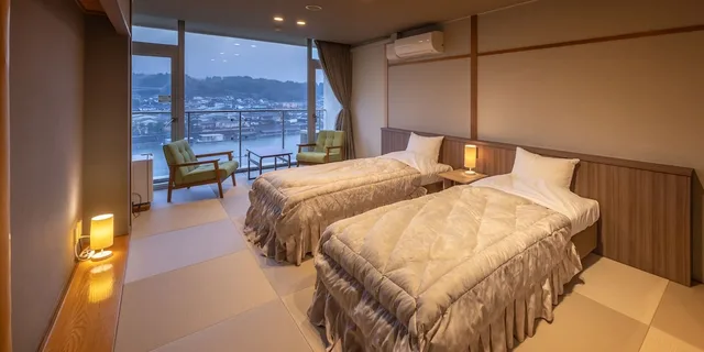 غرفة بسريرين منفصلين، Mikuma Hotel 1/2
